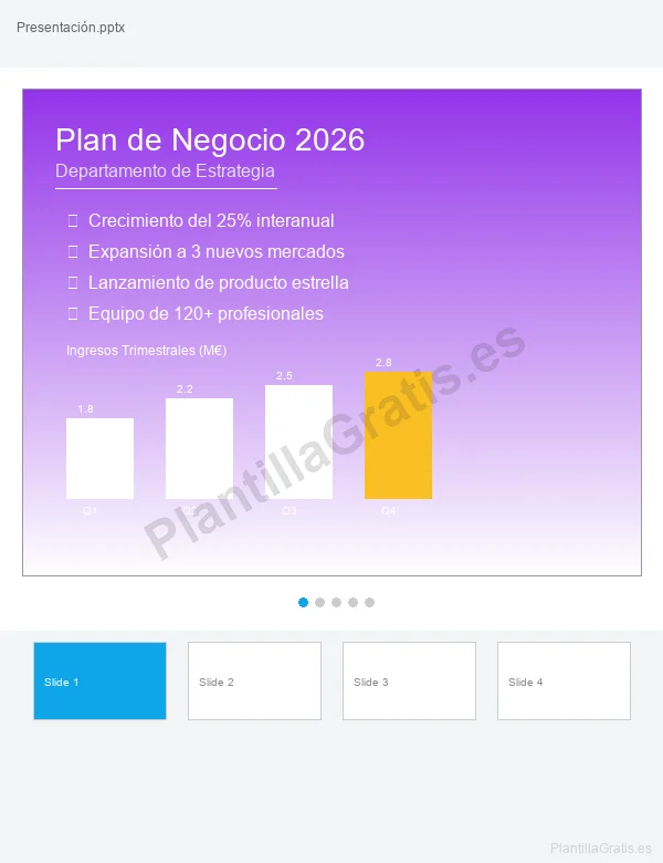 Plantilla Presentacion Startup